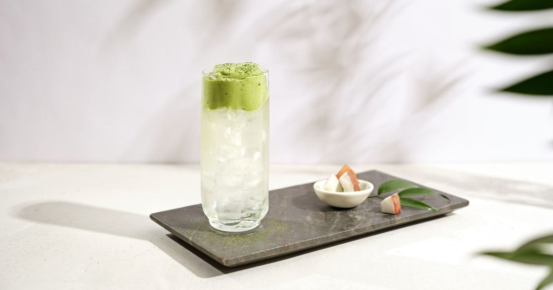 Ice Tea Recipe: Coconut Matcha Dalgona