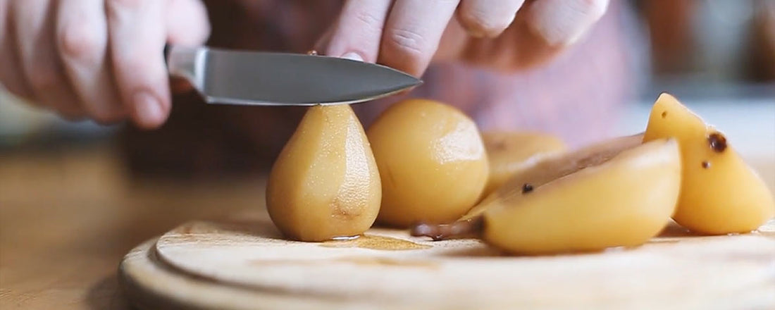 Christmas Dessert Recipe: Chocolate Cake with Chai Pears and Chai Tea Bags
