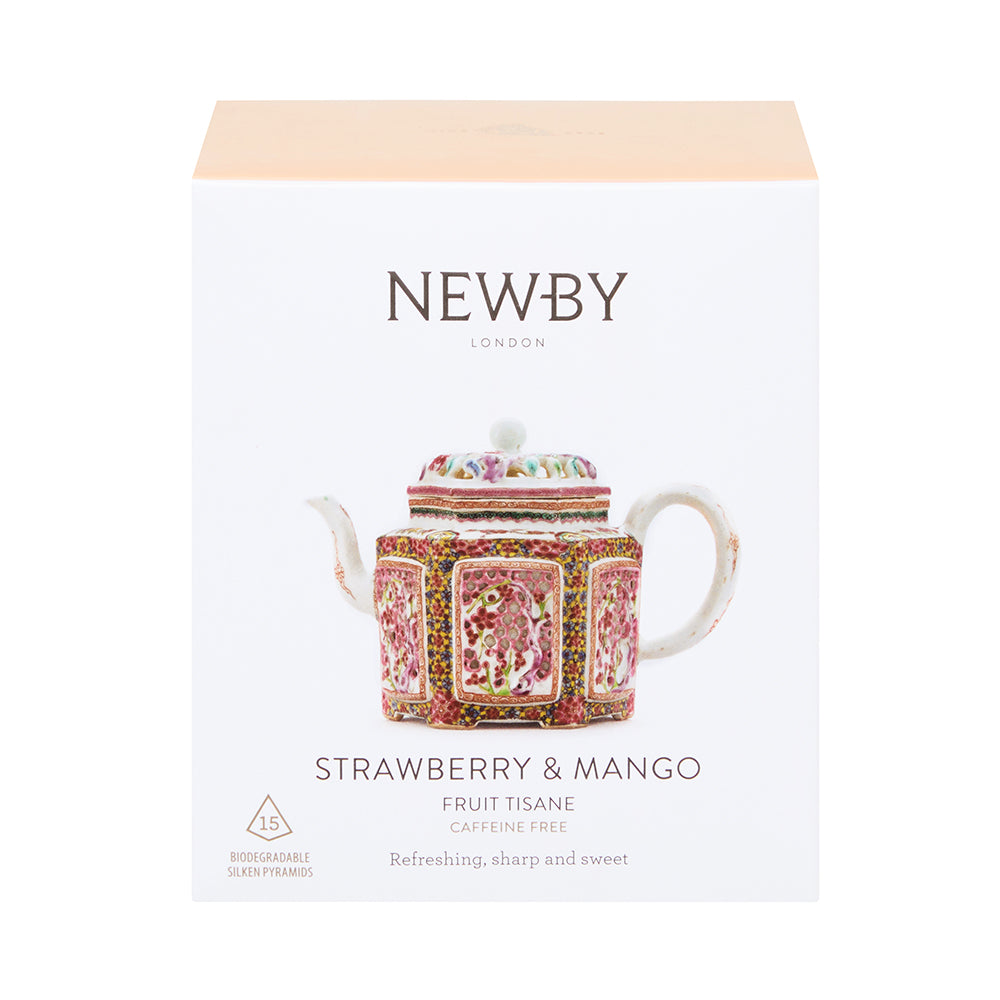 Strawberry & Mango Silken Pyramids
