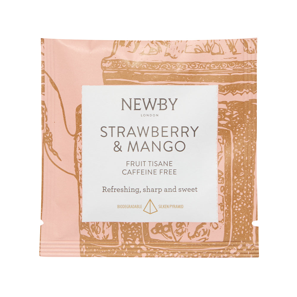 Strawberry & Mango Silken Pyramids