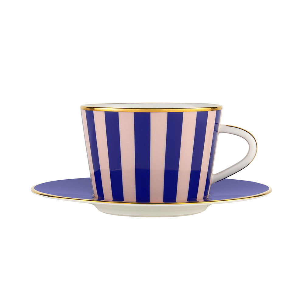 Porcelain Teacup and Saucer