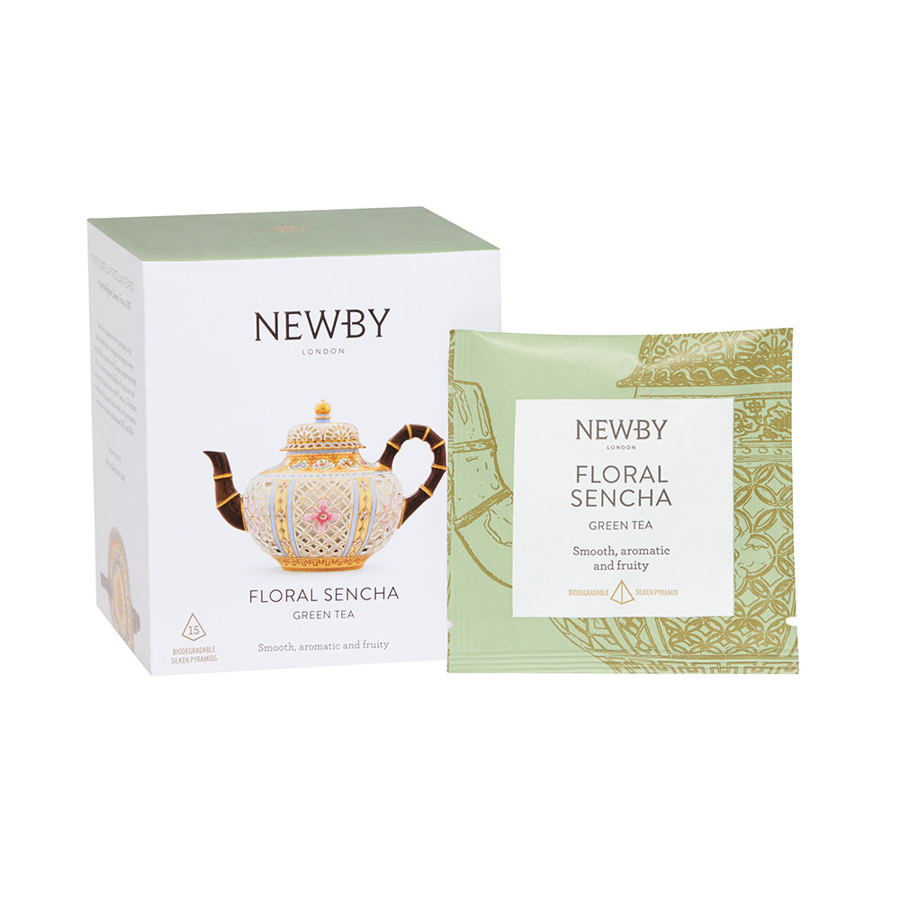 Floral Sencha Silken Pyramids