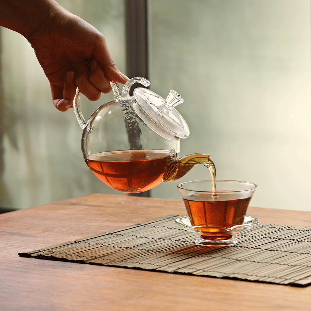Teekanne aus Glas – 600 ml