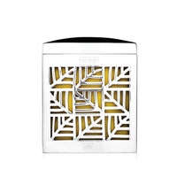 Silver Plated Lattice caddy (Yellow insert) (no.1)