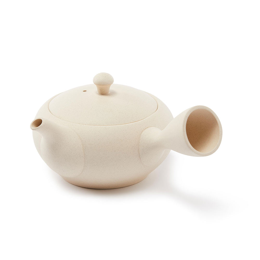 Japanese Kyusu Teapot - Off-White