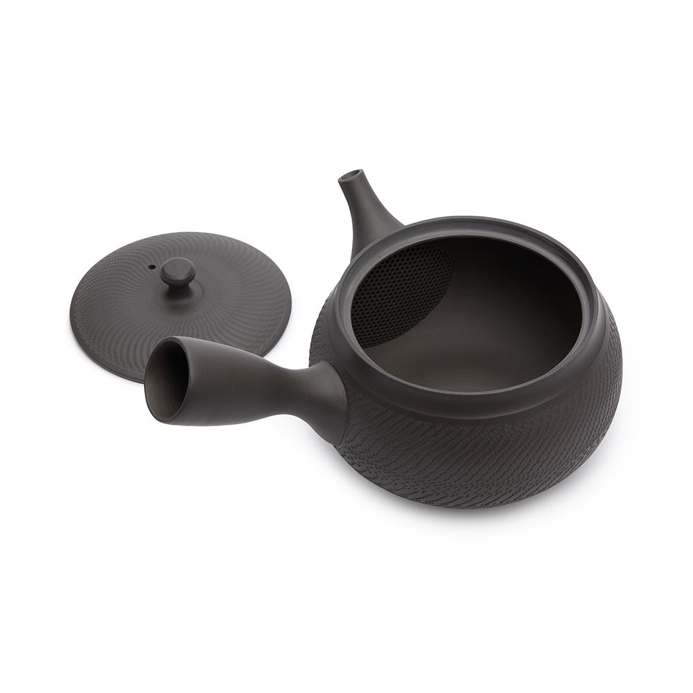 Japanese Kyusu Teapot and Cups Set - Black