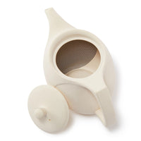 Japanese Wavy Teapot - Off White