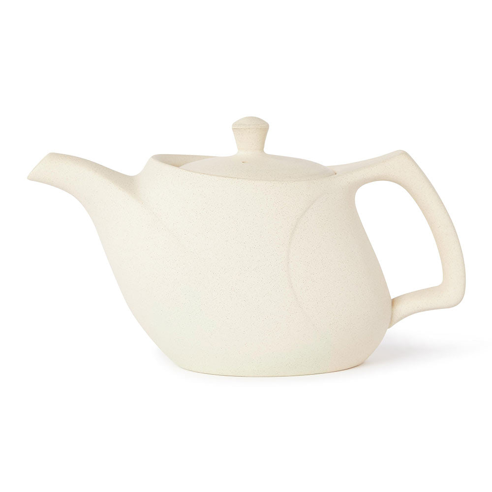 Japanese Wavy Teapot - Off White