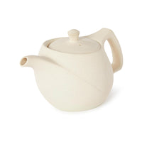 Japanese Wavy Teapot - Off White