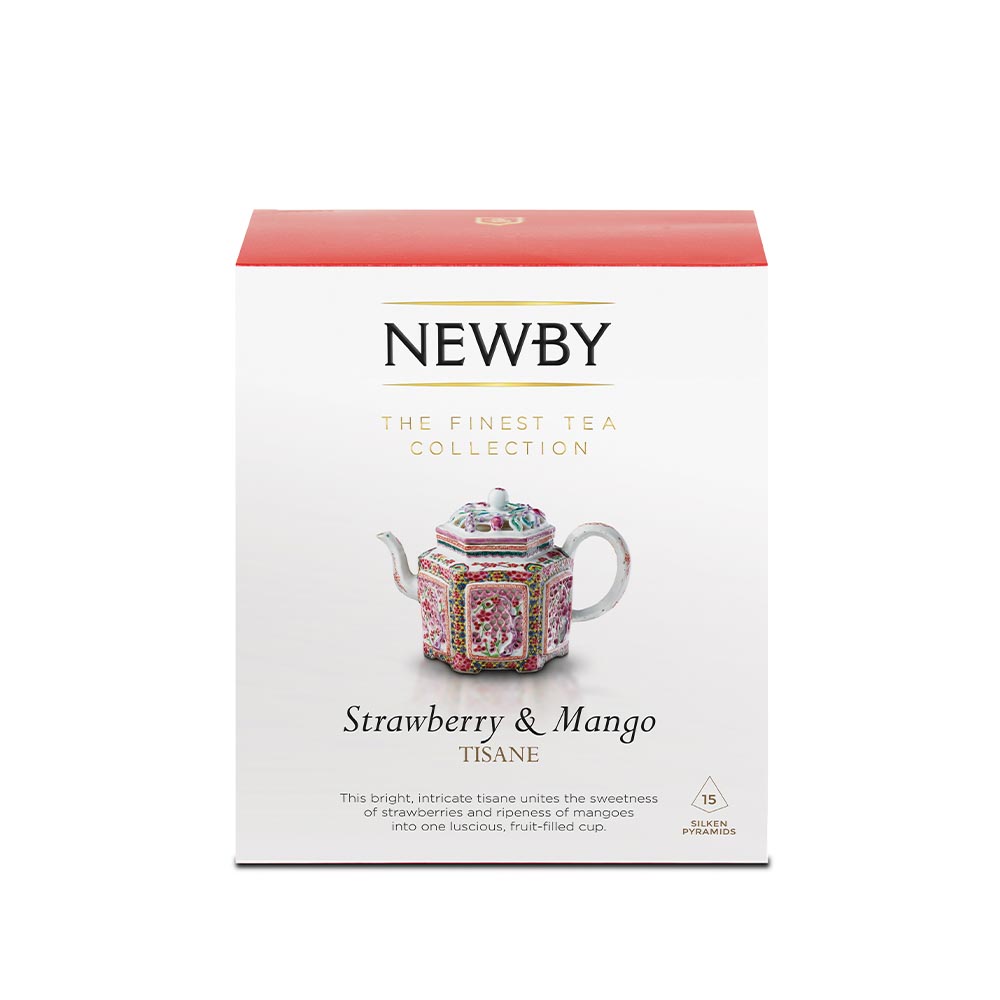 Strawberry & Mango Silken Pyramids