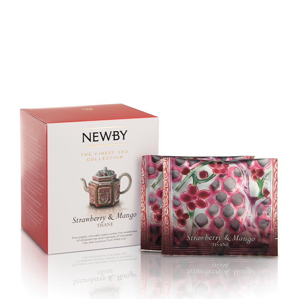 Strawberry & Mango Silken Pyramids