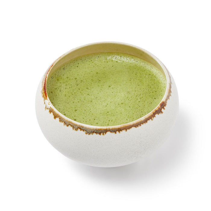 Bol à matcha blanc - Fabriqué artisanalement au Japon